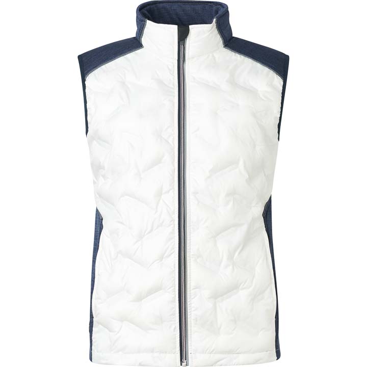 Lds Elgin hybrid vest - white/navy in the group WOMEN / All clothing at Abacus Sportswear (2285193)