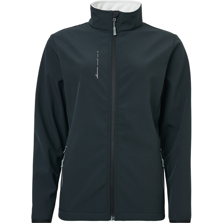Lds Muirfield warm softshell jacket - black in the group WOMEN / All clothing at Abacus Sportswear (2290600)