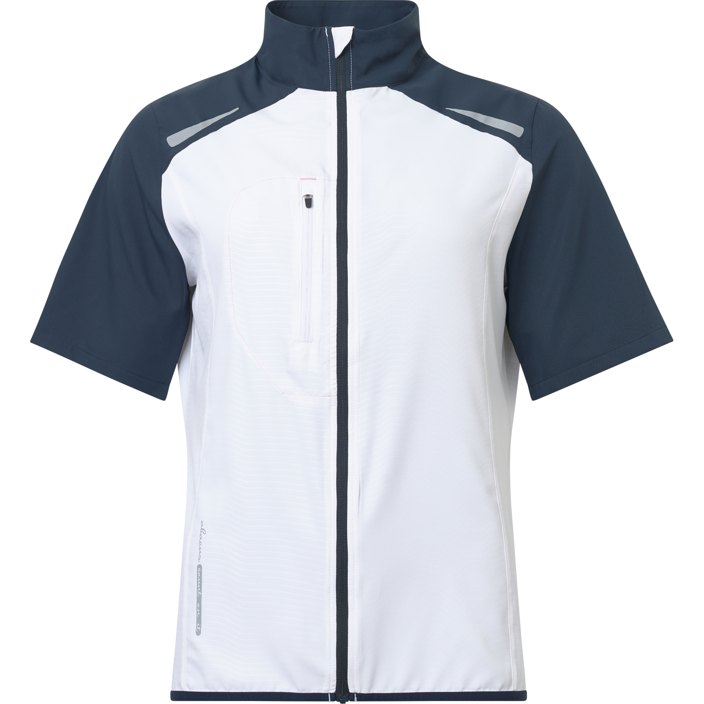 Lds Lanark stretch windshirt - white/navy in the group WOMEN at Abacus Sportswear (2297193)