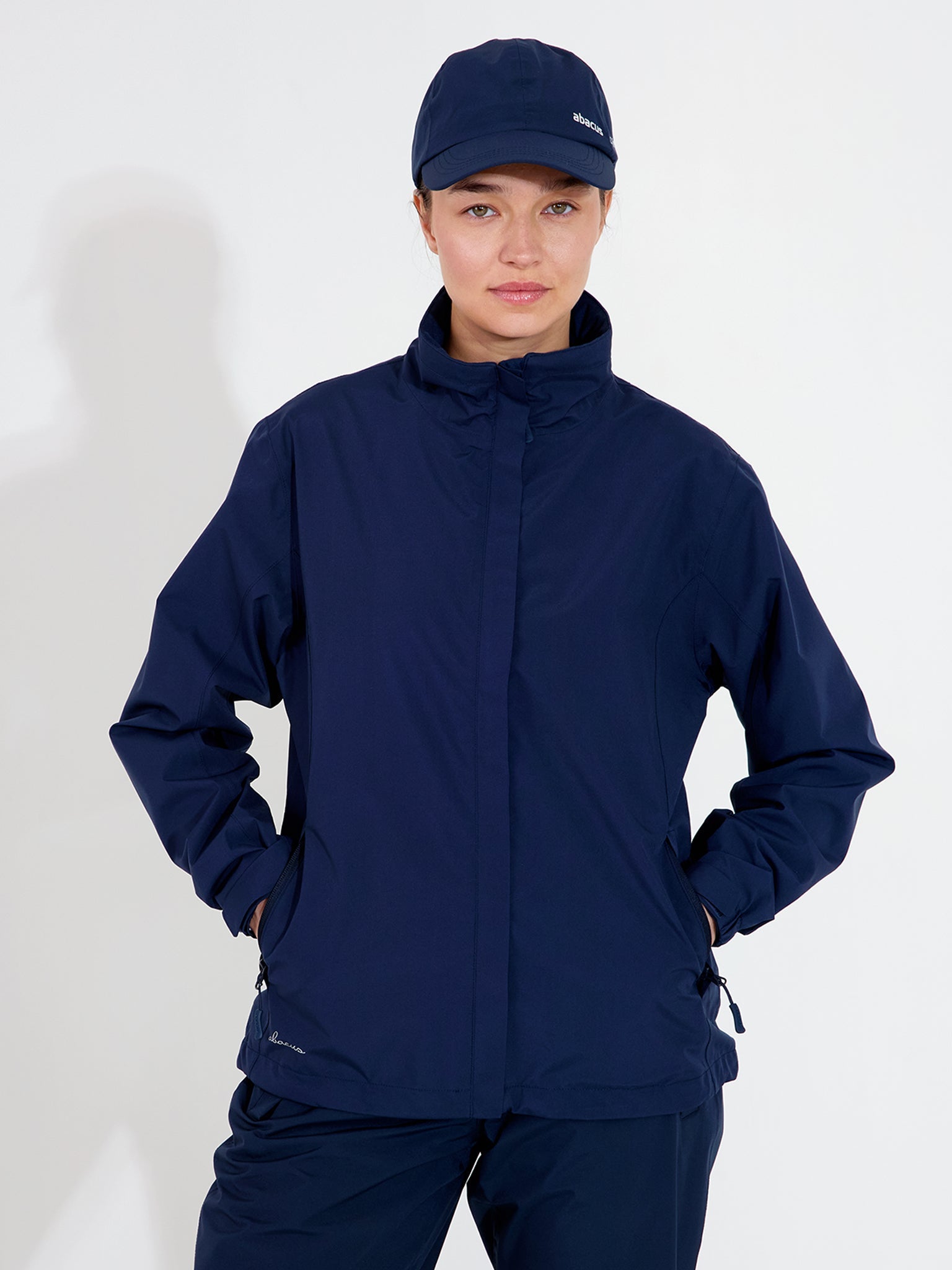 Apex Light Jacket ＆ Short／Ｓ／ネイビー Lds Links stretch rainjacket - navy – Abacus Sportswear