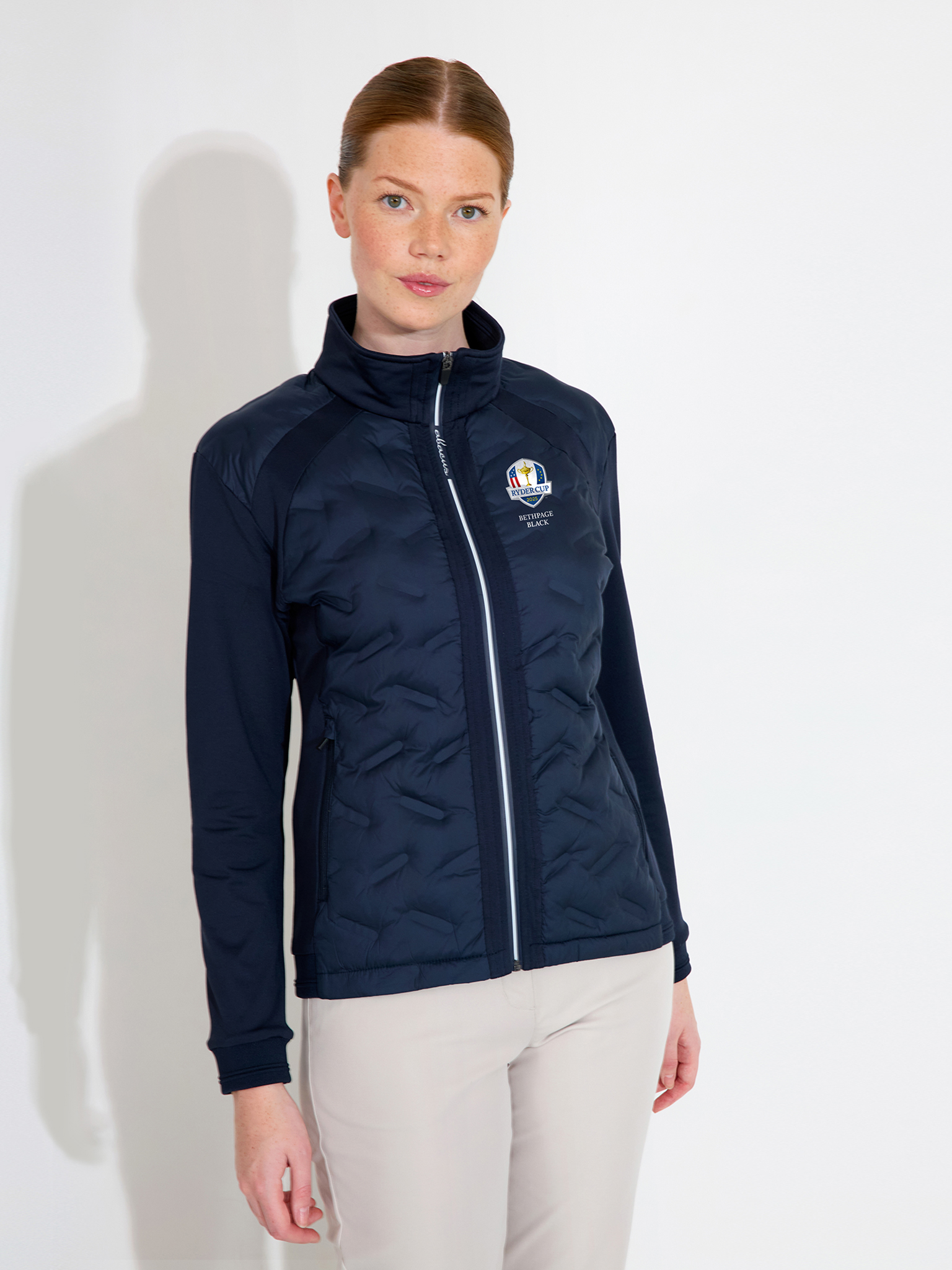 Lds RC25 Portrush hybrid jacket - navy in the group WOMEN / All clothing at Abacus Sportswear (0742300)