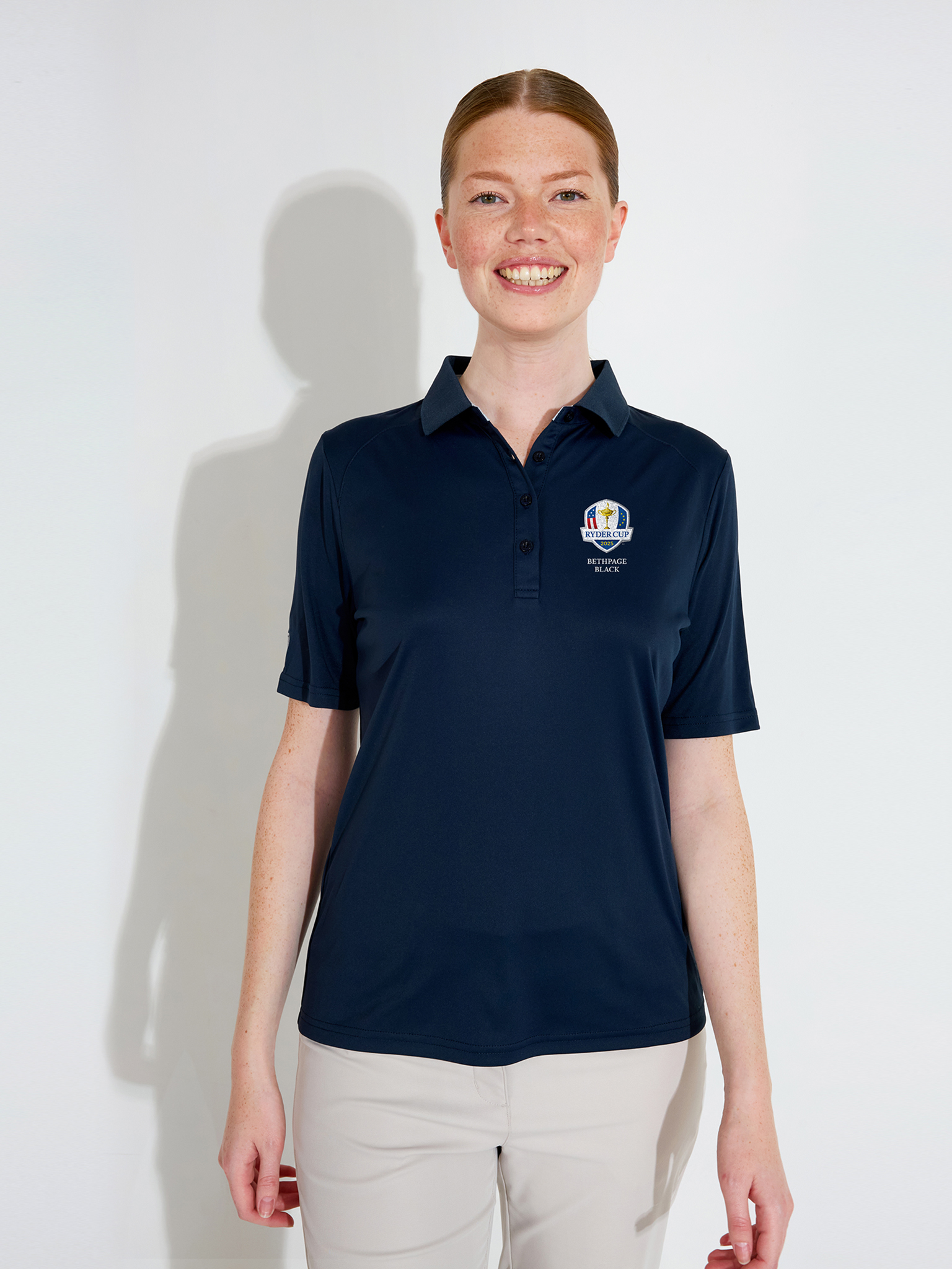 Lds RC25 Hammel recycled halfsleeve - navy in the group WOMEN / All clothing at Abacus Sportswear (0749300)