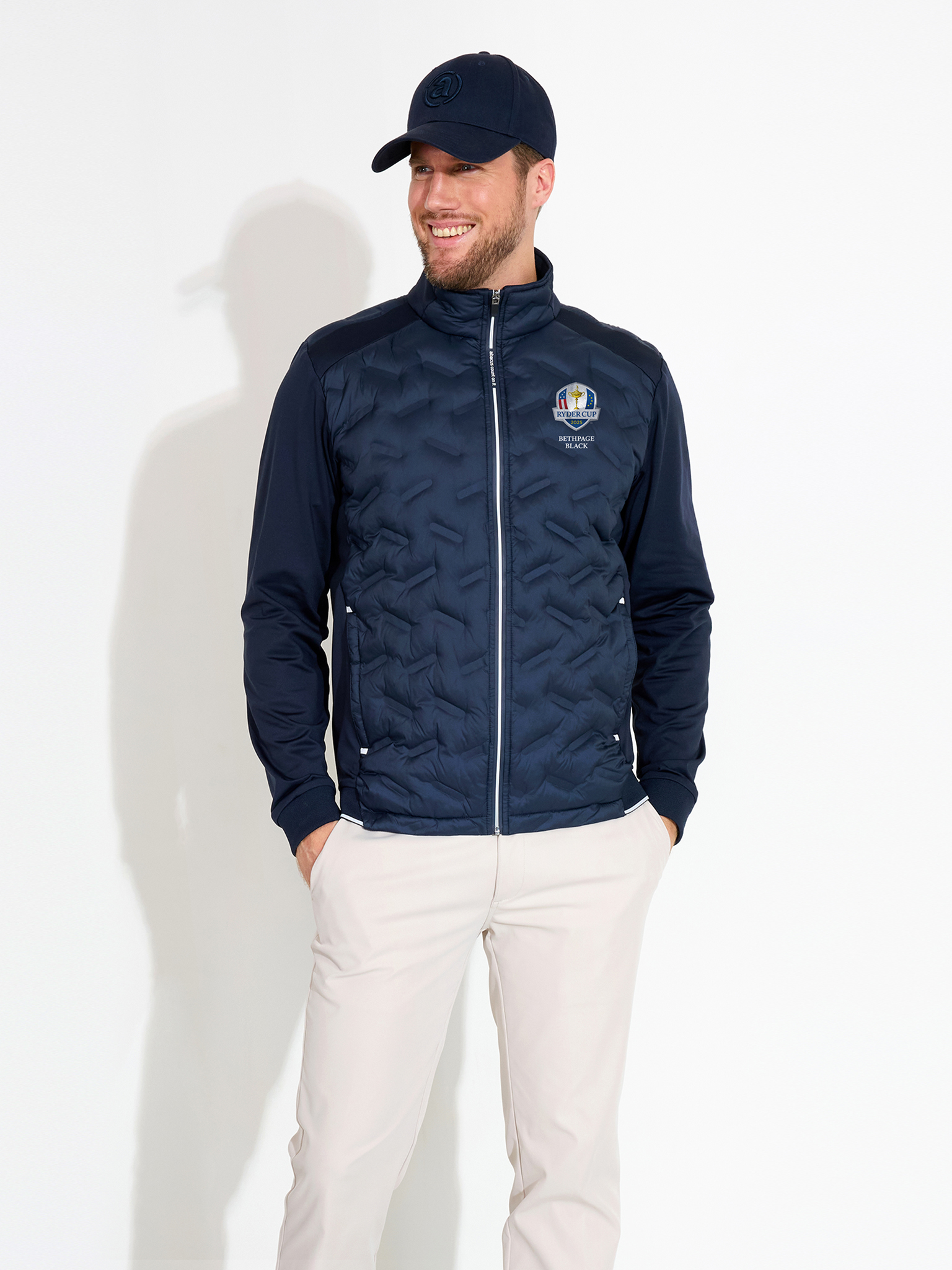Mens RC25 Portrush hybrid jacket - navy in the group MEN / All clothing at Abacus Sportswear (0762300)