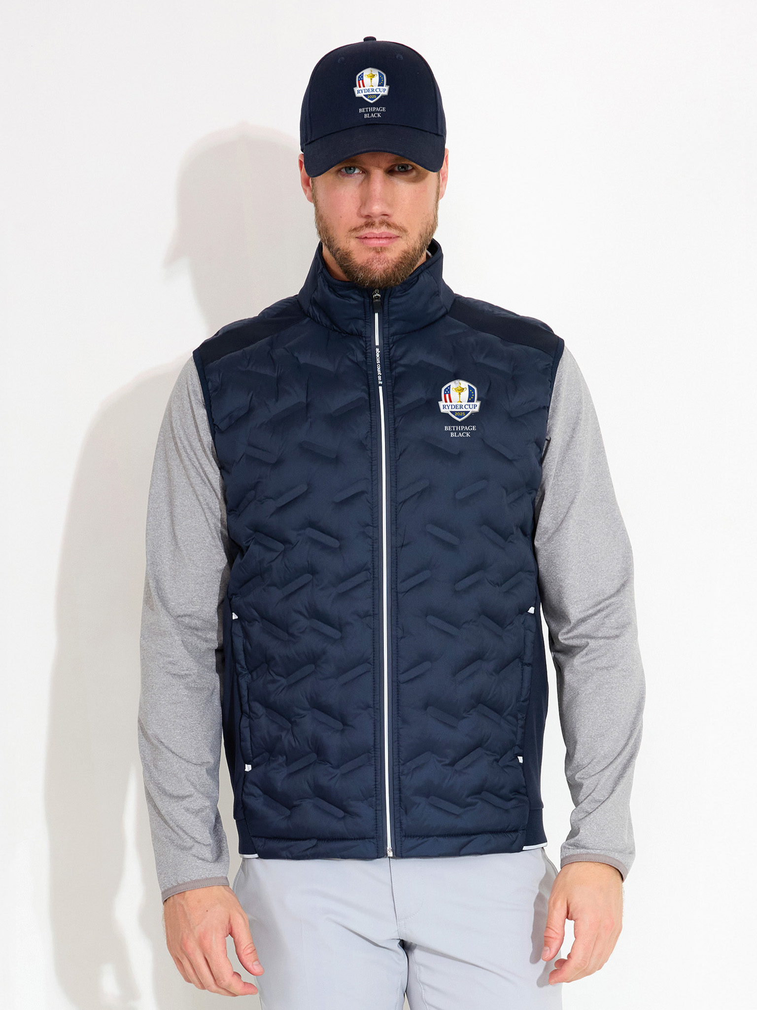 Mens RC25 Portrush hybrid vest - navy i gruppen HERR / Alla herrkläder hos Abacus Sportswear (0763300)