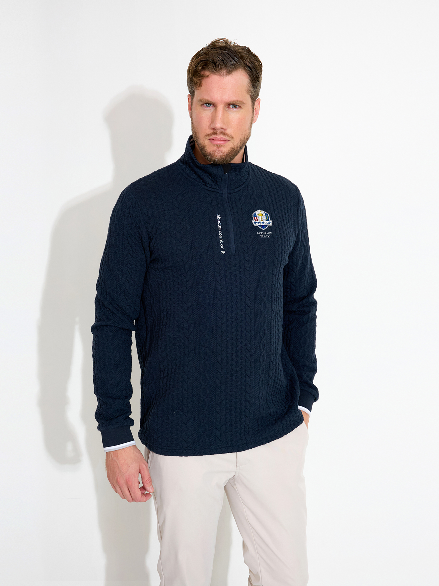 Mens RC25 Woburn midlayer - navy in the group MEN / All clothing at Abacus Sportswear (0764300)