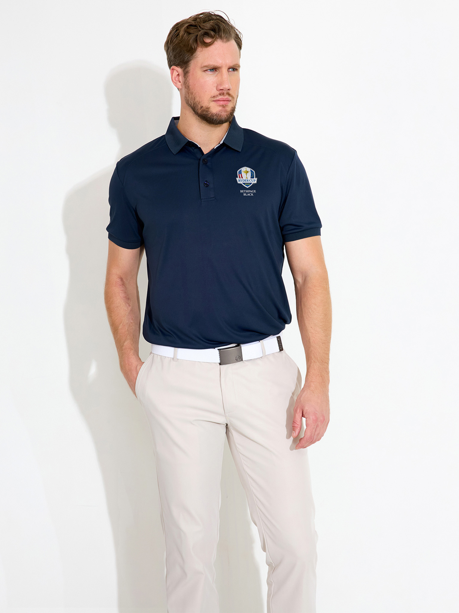 Mens RC25 Hammel recycled polo - navy i gruppen HERR / Alla herrkläder hos Abacus Sportswear (0769300)