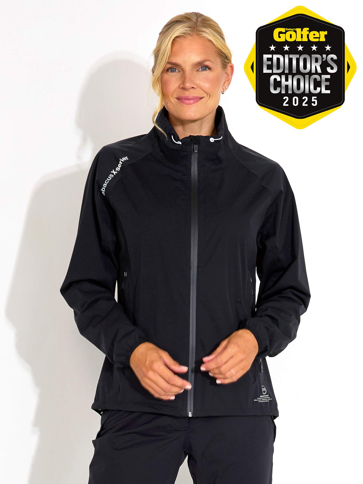 Lds Pitch 37.5 technology rainjacket - black in the group WOMEN / Rainwear at Abacus Sportswear (2040600)