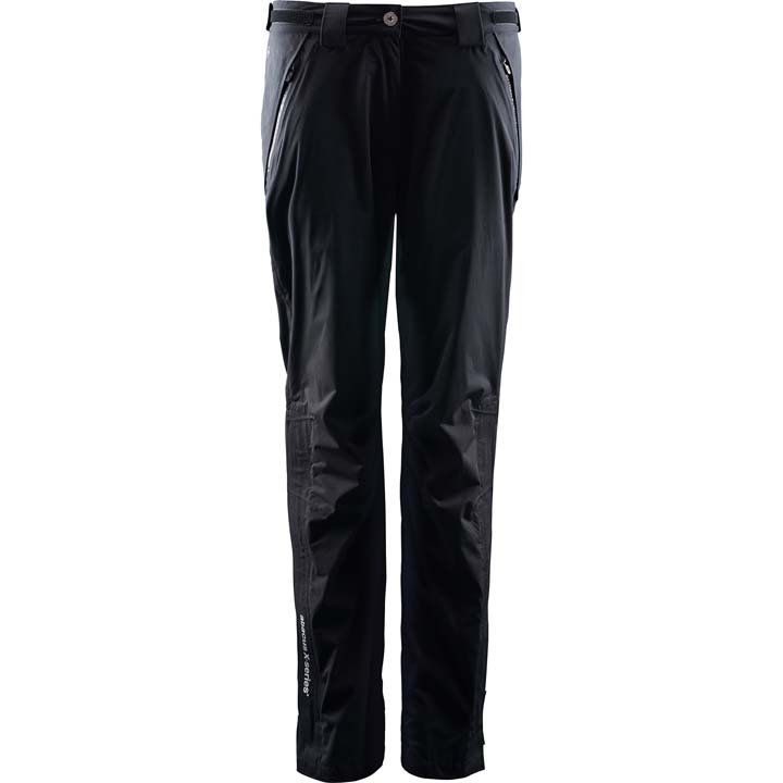 Lds Pitch 37.5 raintrousers - black i gruppen DAM / X-series | Dam / X-series | Byxor hos Abacus Sportswear (2042600)