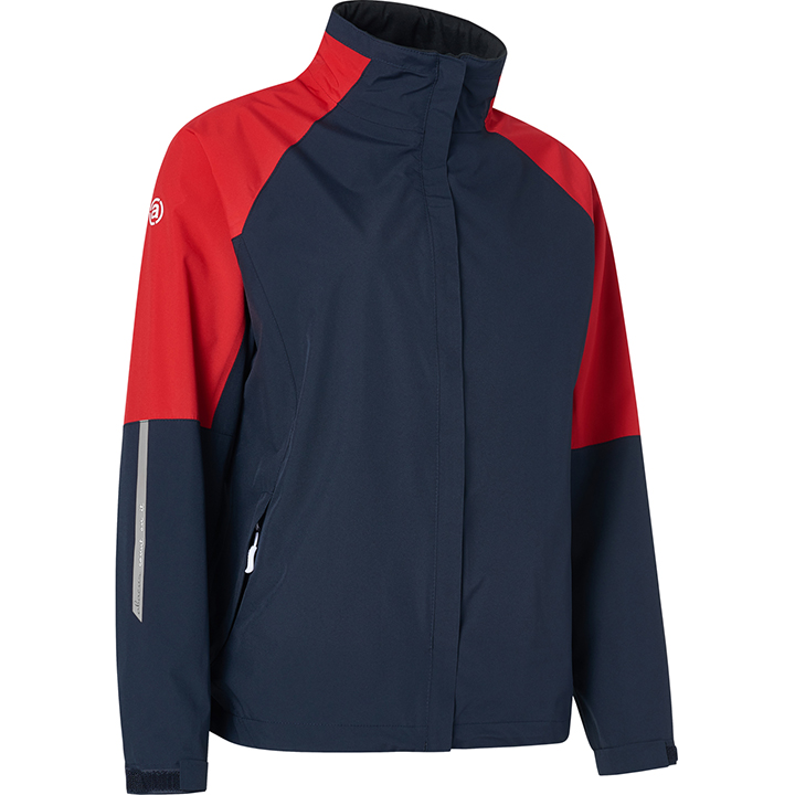 Links rainjacket - red i gruppen DAM / Regnkläder hos Abacus Sportswear (2070400)