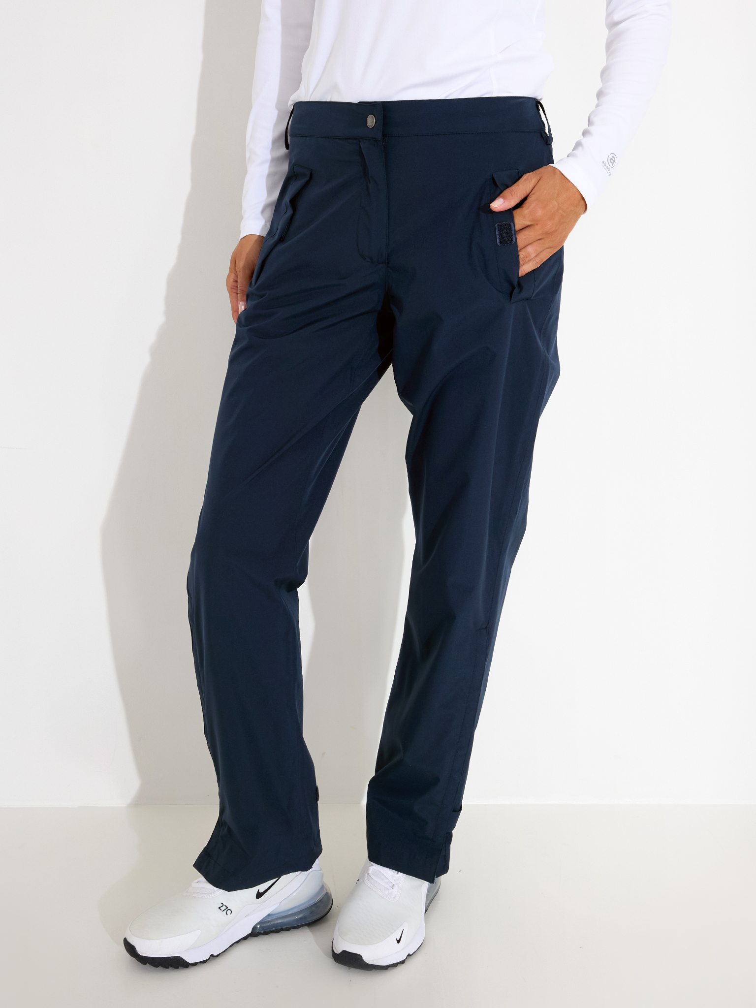 Lds Links raintrousers - navy in the group WOMEN / Rainwear at Abacus Sportswear (2071300)
