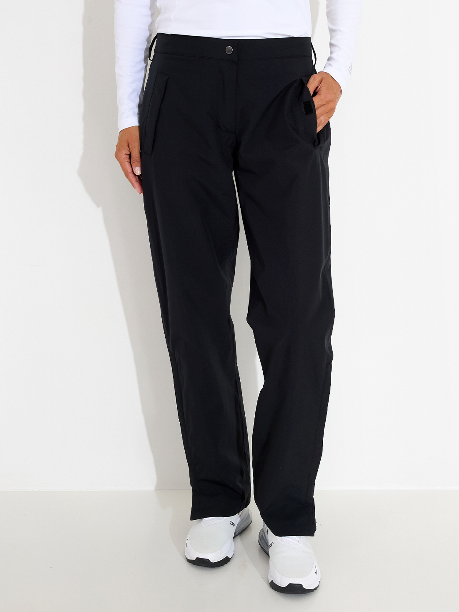Lds Links raintrousers - black i gruppen DAM / Regnkläder hos Abacus Sportswear (2071600)