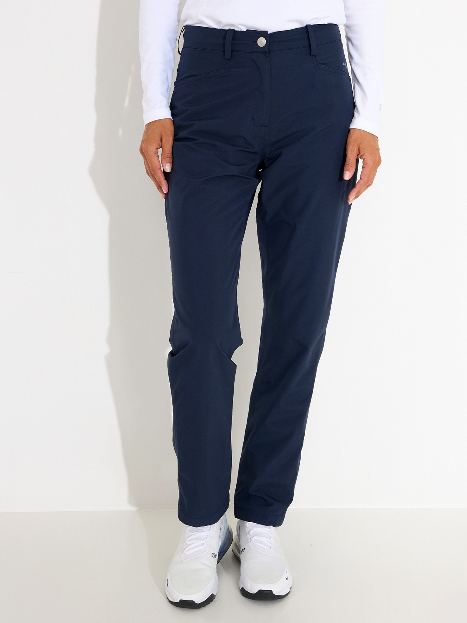 Lds Links warm waterproof trousers - navy i gruppen DAM / Höstkollektion hos Abacus Sportswear (2074300)
