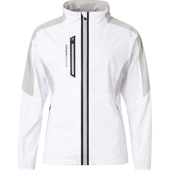Bounce rainjacket - white/lt.grey i gruppen DAM / Regnkläder hos Abacus Sportswear (2080189)