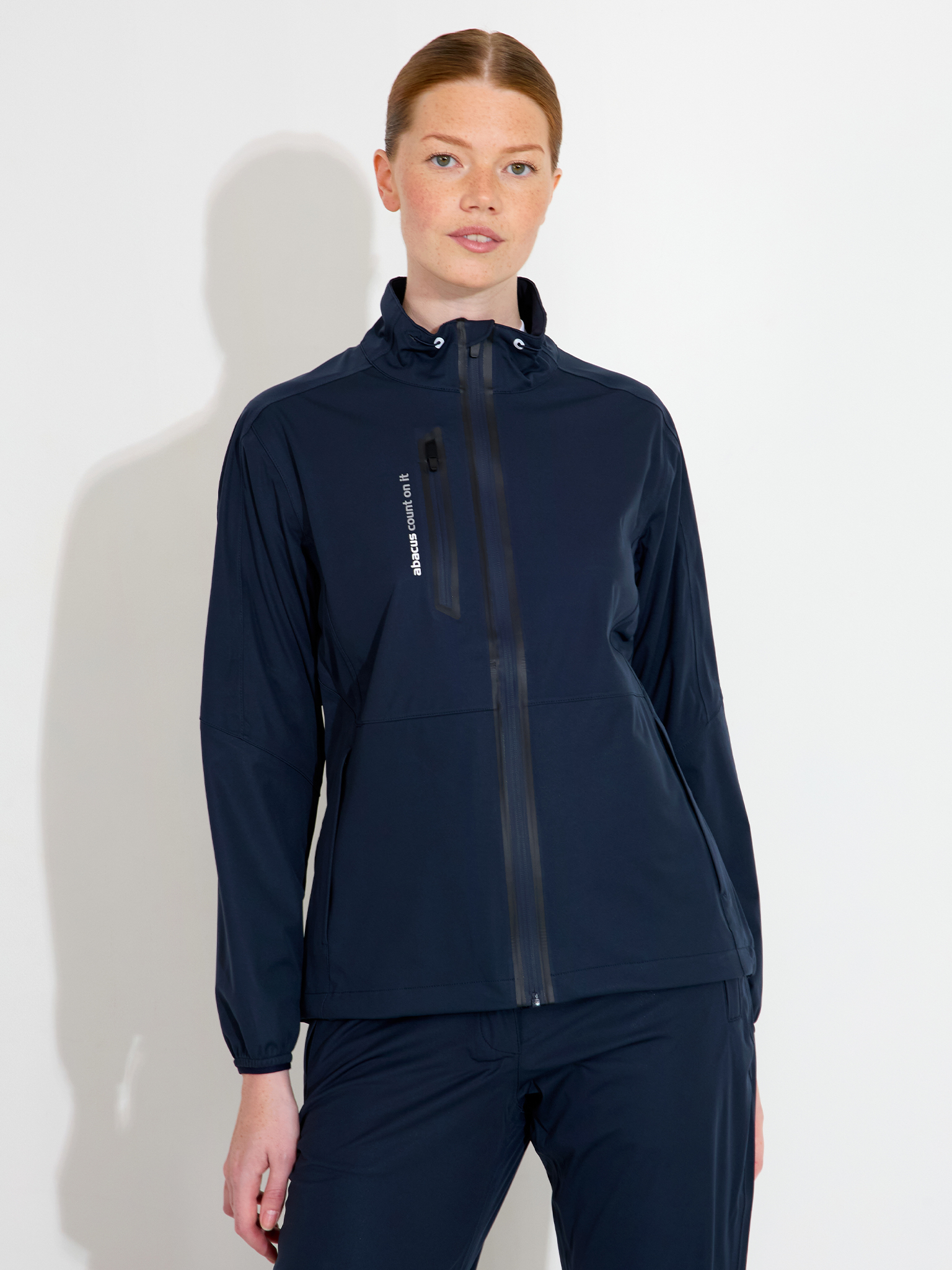 Lds Bounce rainjacket - navy i gruppen DAM / Regnkläder hos Abacus Sportswear (2080300)