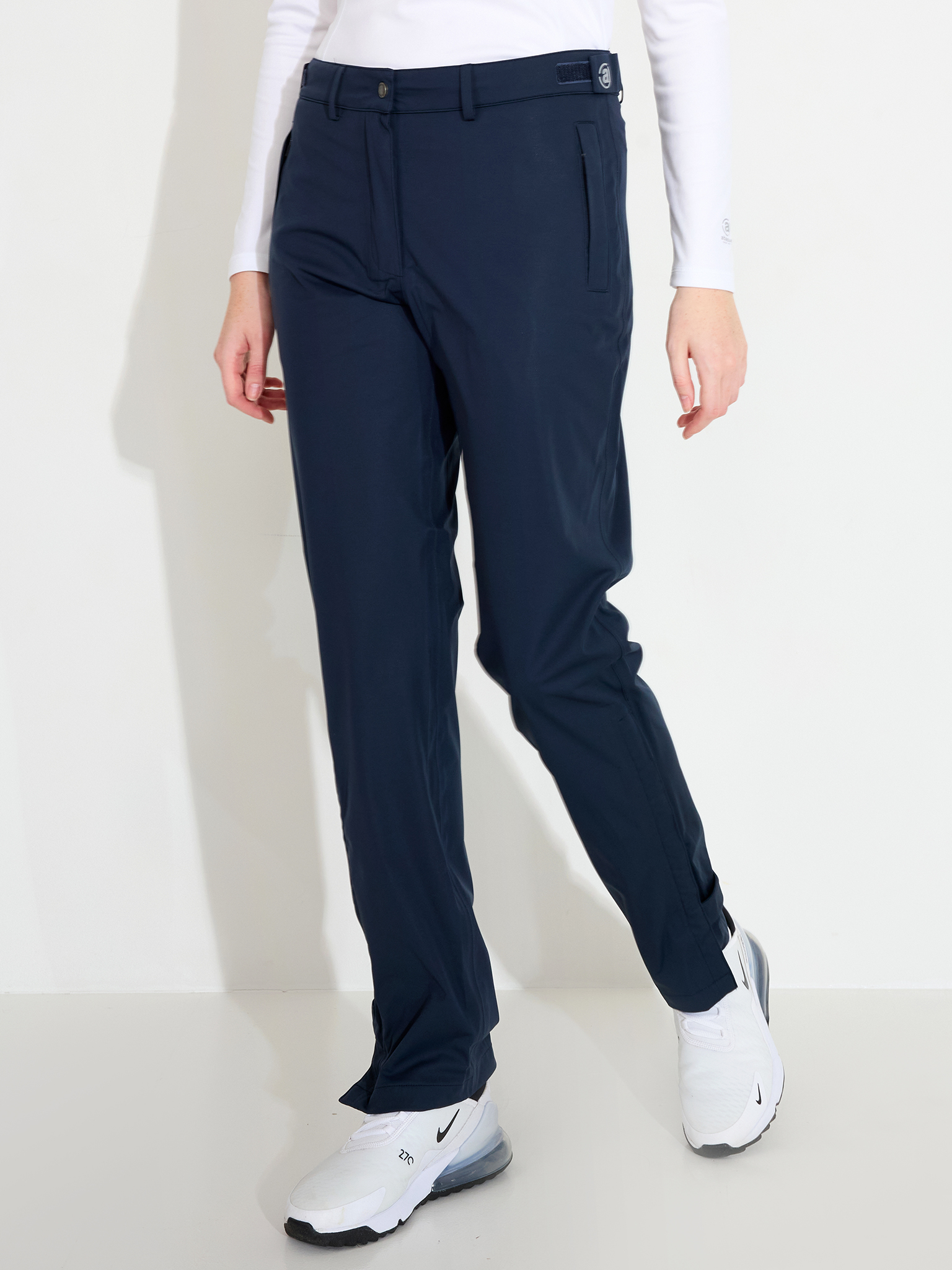 Lds Bounce raintrousers - navy in the group WOMEN / Rainwear at Abacus Sportswear (2081300)