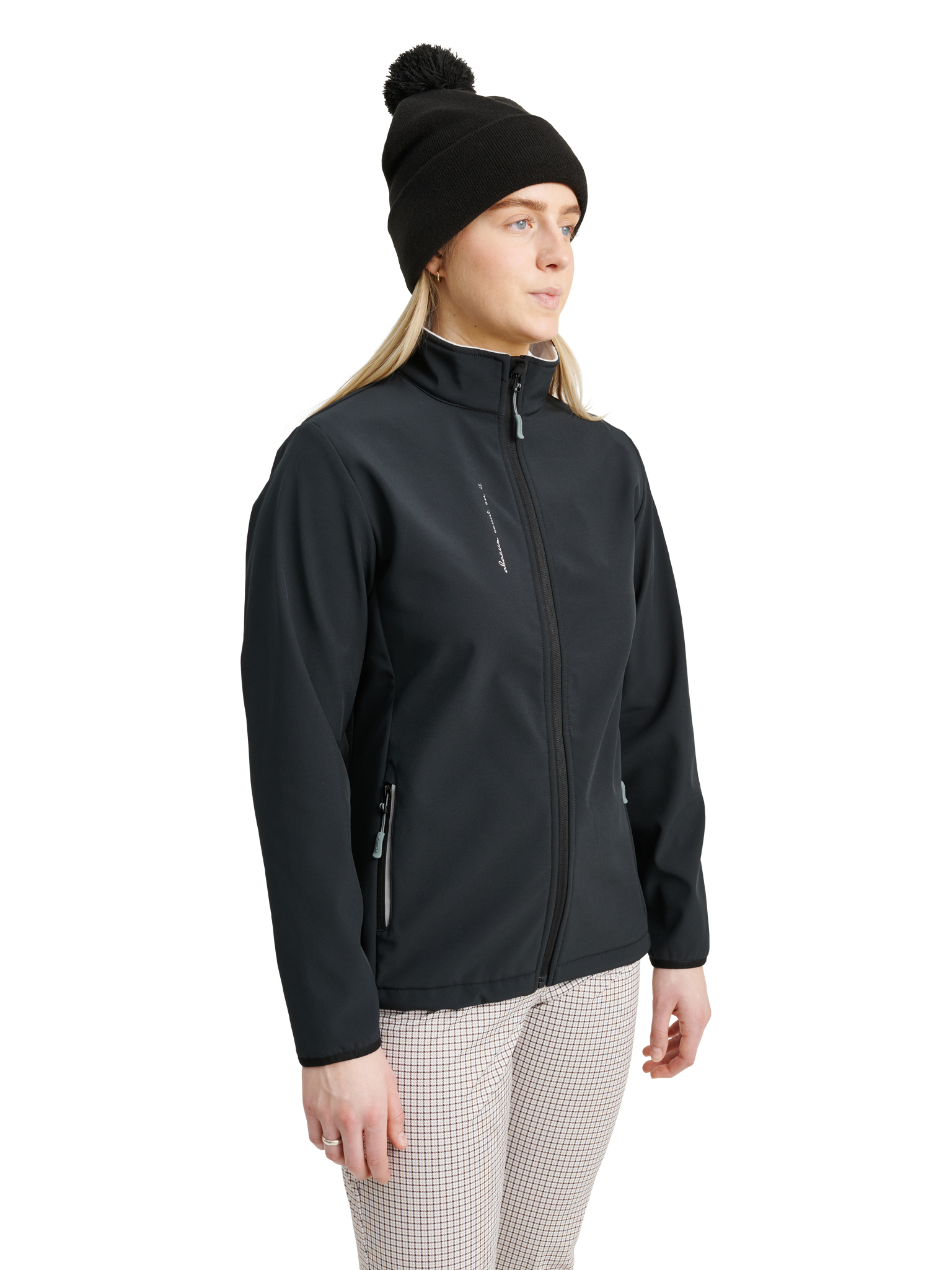 Lds Muirfield warm softshell jacket - black i gruppen DAM / Alla damkläder hos Abacus Sportswear (2290600)