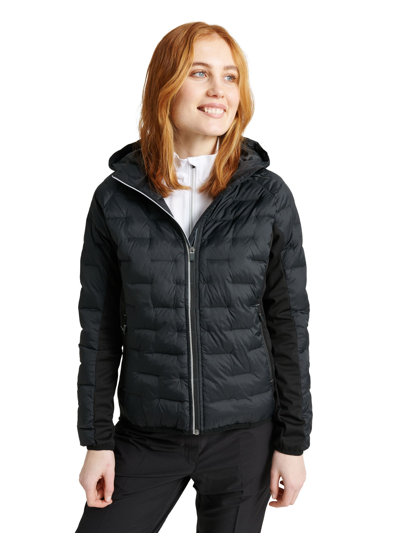 Lds Reay thermo softshell jacket - black i gruppen DAM / Jackor hos Abacus Sportswear (2322600)