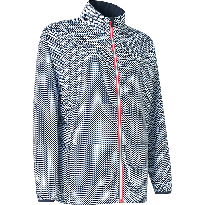 Ganton wind jacket - marinblå/vit i gruppen DAM / Alla damkläder hos Abacus Sportswear (2342389)