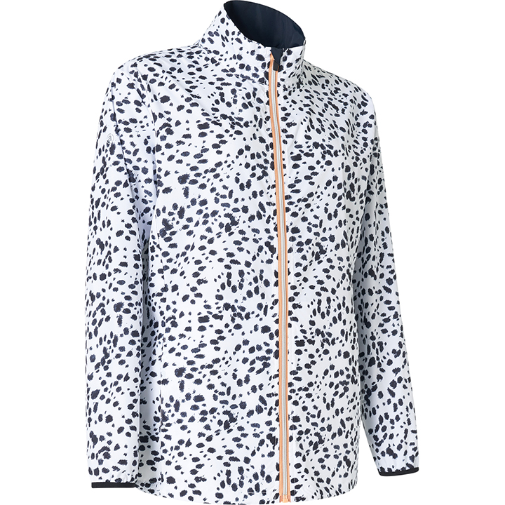 Lds Ganton wind jacket - black/white i gruppen DAM / Alla damkläder hos Abacus Sportswear (2342620)