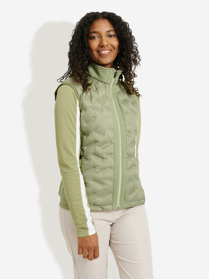 Lds Portrush hybrid vest - linden in the group WOMEN / Spring collection at Abacus Sportswear (2345508)