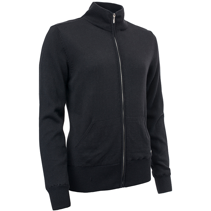 Dubson windstop cardigan - black i gruppen DAM / Alla damkläder hos Abacus Sportswear (2352600)