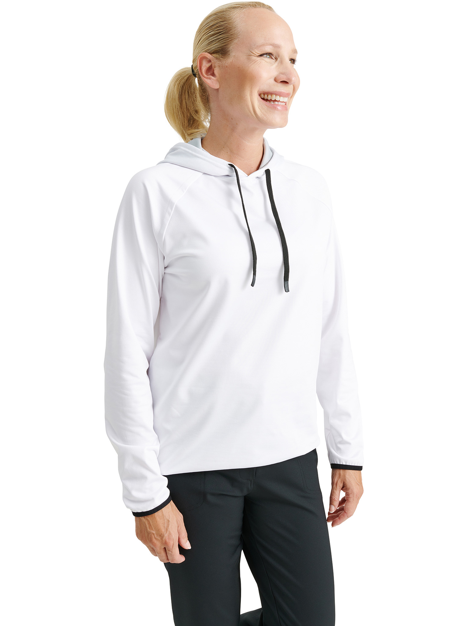 Lds Loop hoodie - white in the group WOMEN / All clothing at Abacus Sportswear (2374100)