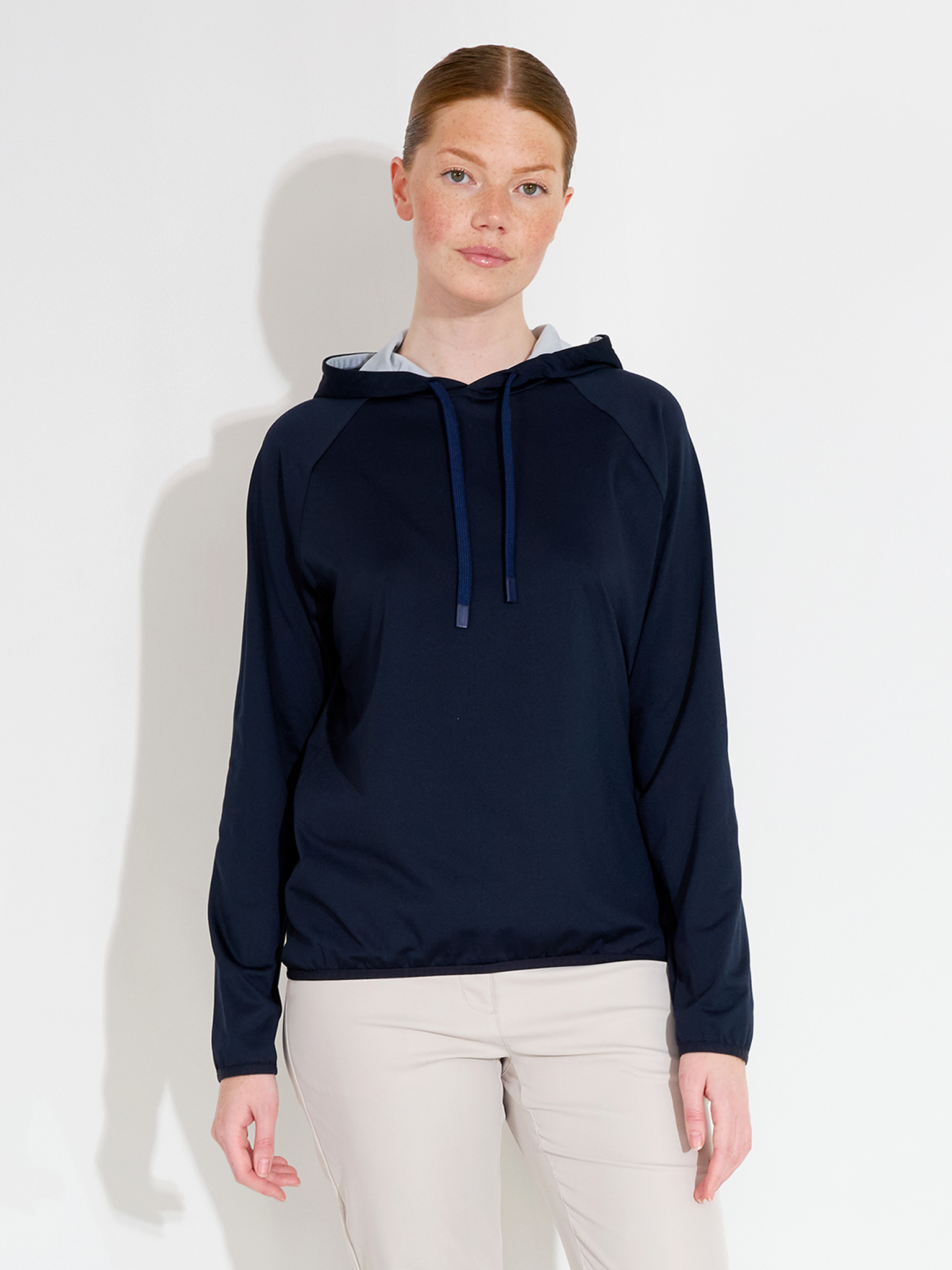 Lds Loop hoodie - navy in the group WOMEN / All clothing at Abacus Sportswear (2374300)