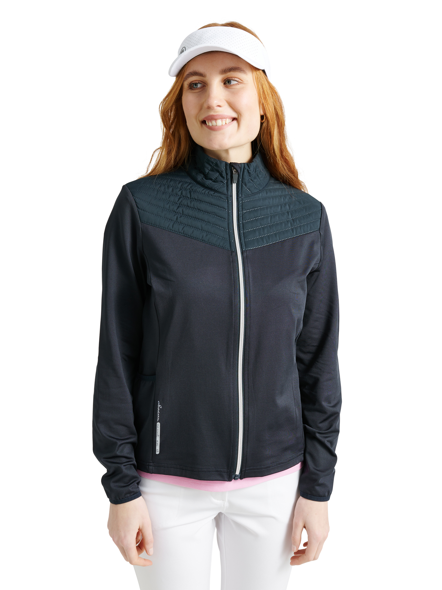 Lds Gleneagles thermo midlayer - navy in the group WOMEN / All clothing at Abacus Sportswear (2381300)