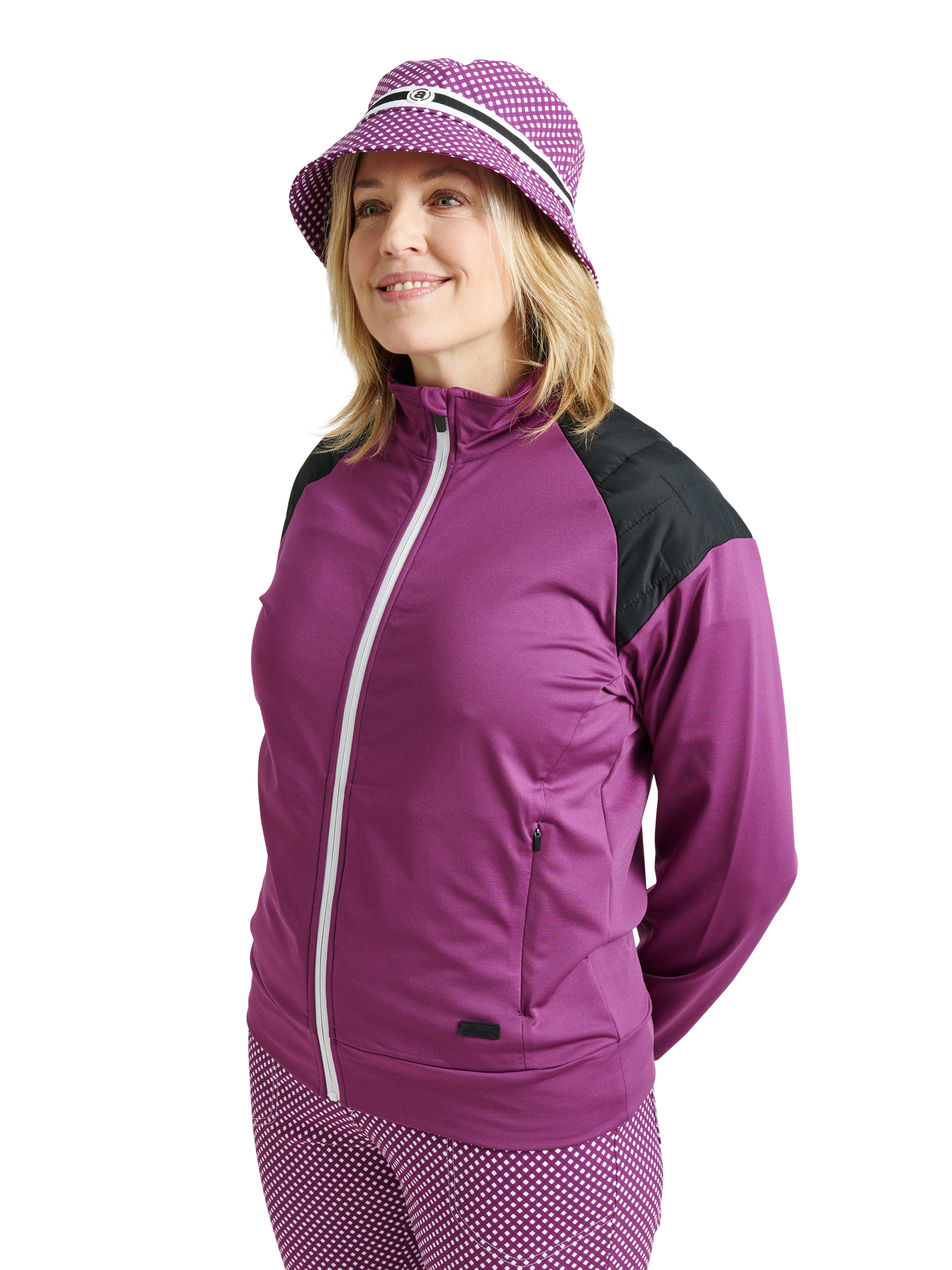 Lds Hoylake thermo midlayer - violet in the group WOMEN / All clothing at Abacus Sportswear (2384568)