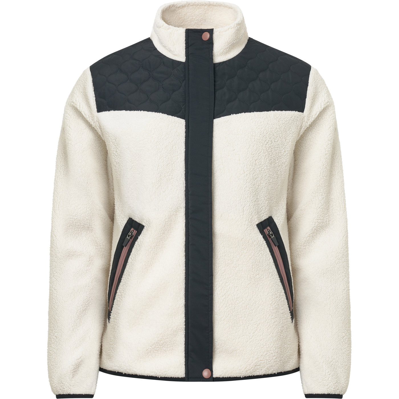 Lds Preston pile windjacket - black in the group WOMEN / Autumn favourites at Abacus Sportswear (2386600)