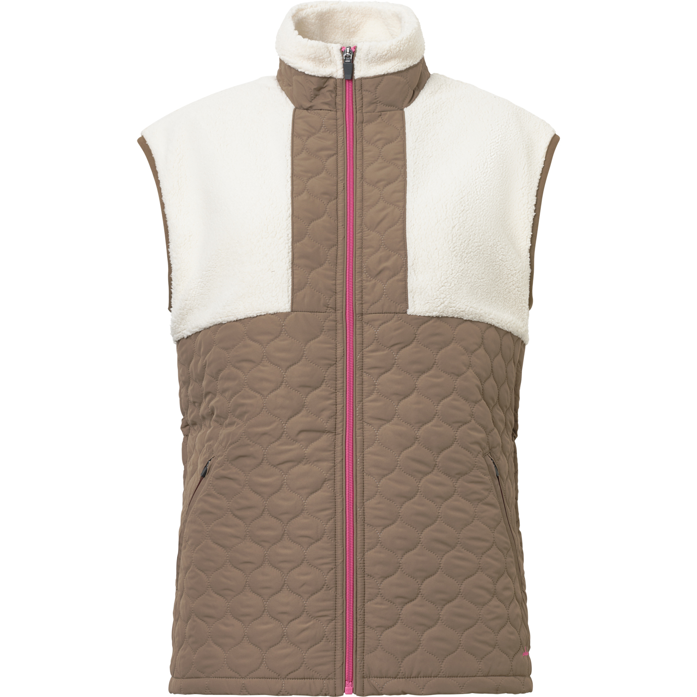 Lds Preston pile windvest - nougat in the group WOMEN / Autumn favourites at Abacus Sportswear (2387270)