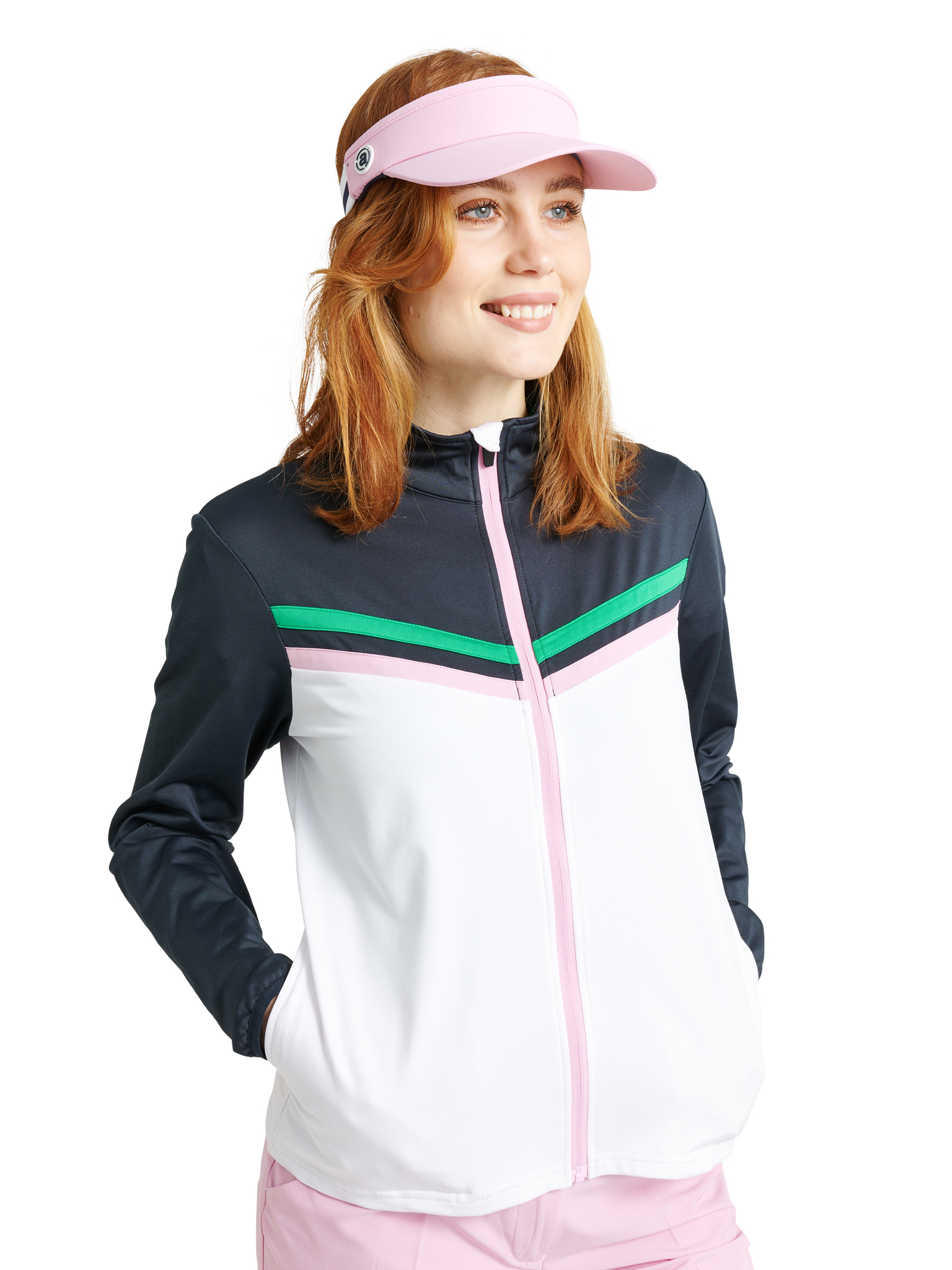 Lds Sherwood fullzip fleece - peony in the group WOMEN / All clothing at Abacus Sportswear (2388390)