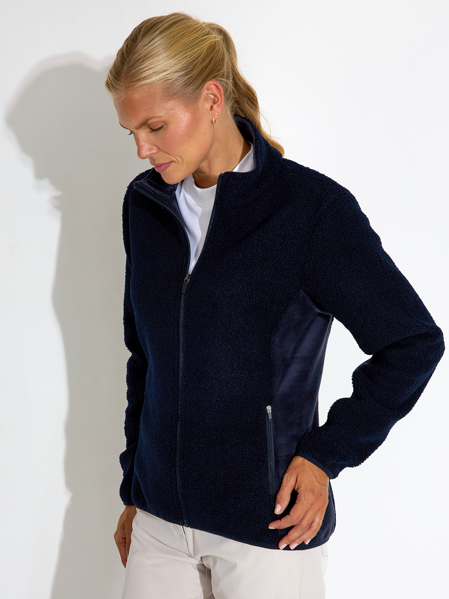 Lds Highlands midlayer - navy i gruppen DAM / Tröjor hos Abacus Sportswear (2394300)