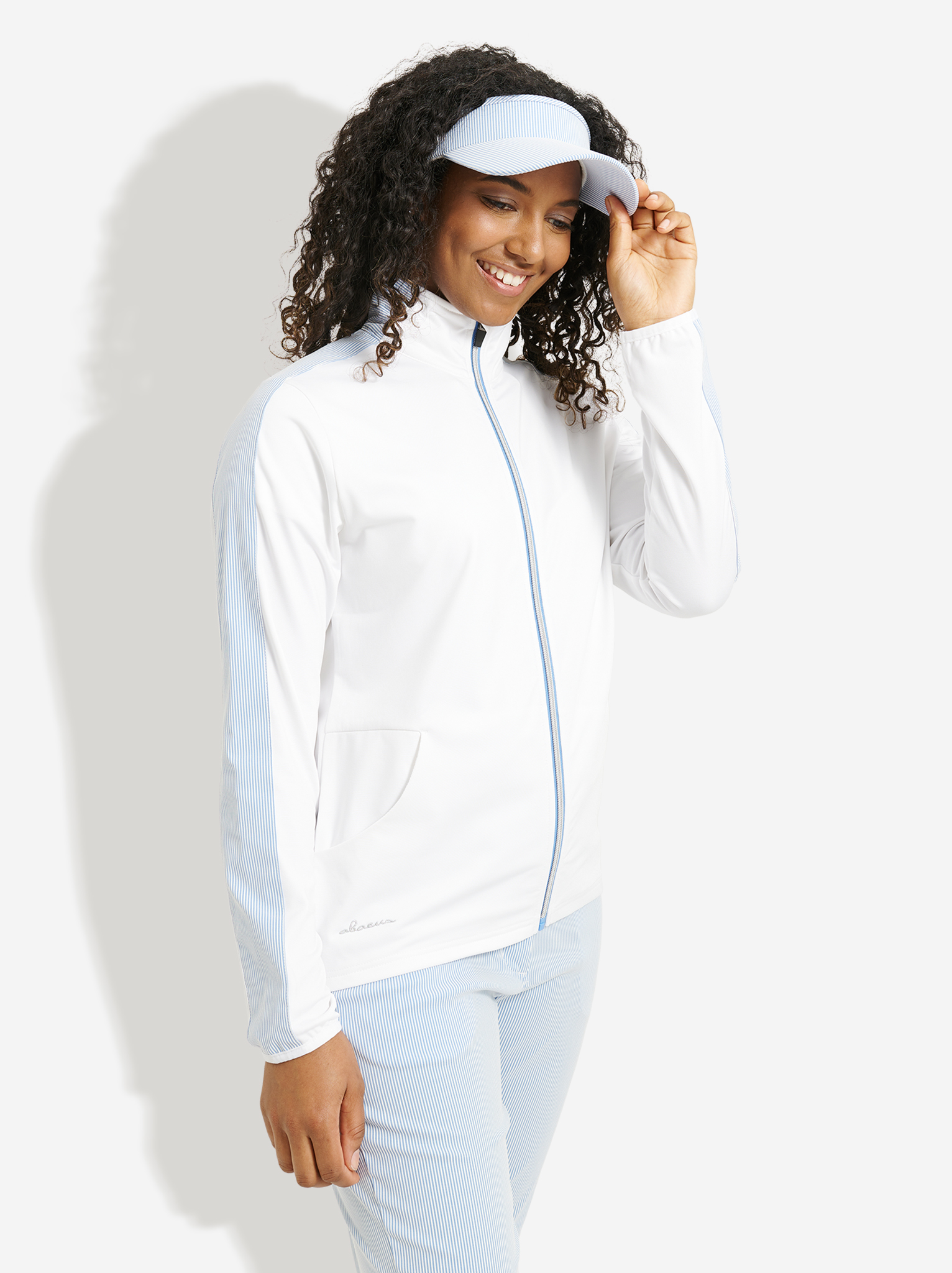 Lds Bovey midlayer jkt - white in the group WOMEN / All clothing at Abacus Sportswear (2451100)