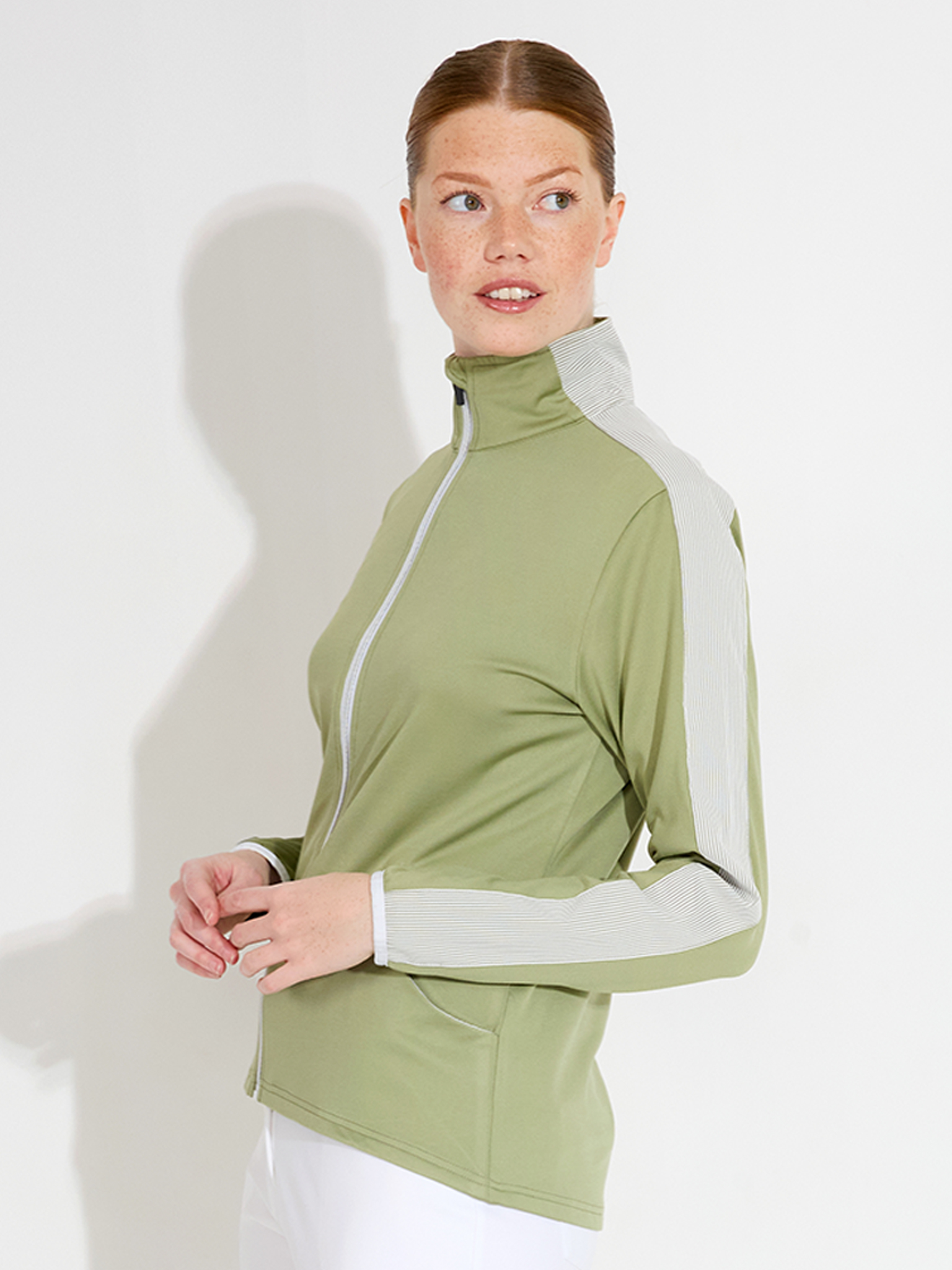 Lds Bovey midlayer jkt - linden in the group WOMEN / All clothing at Abacus Sportswear (2451508)