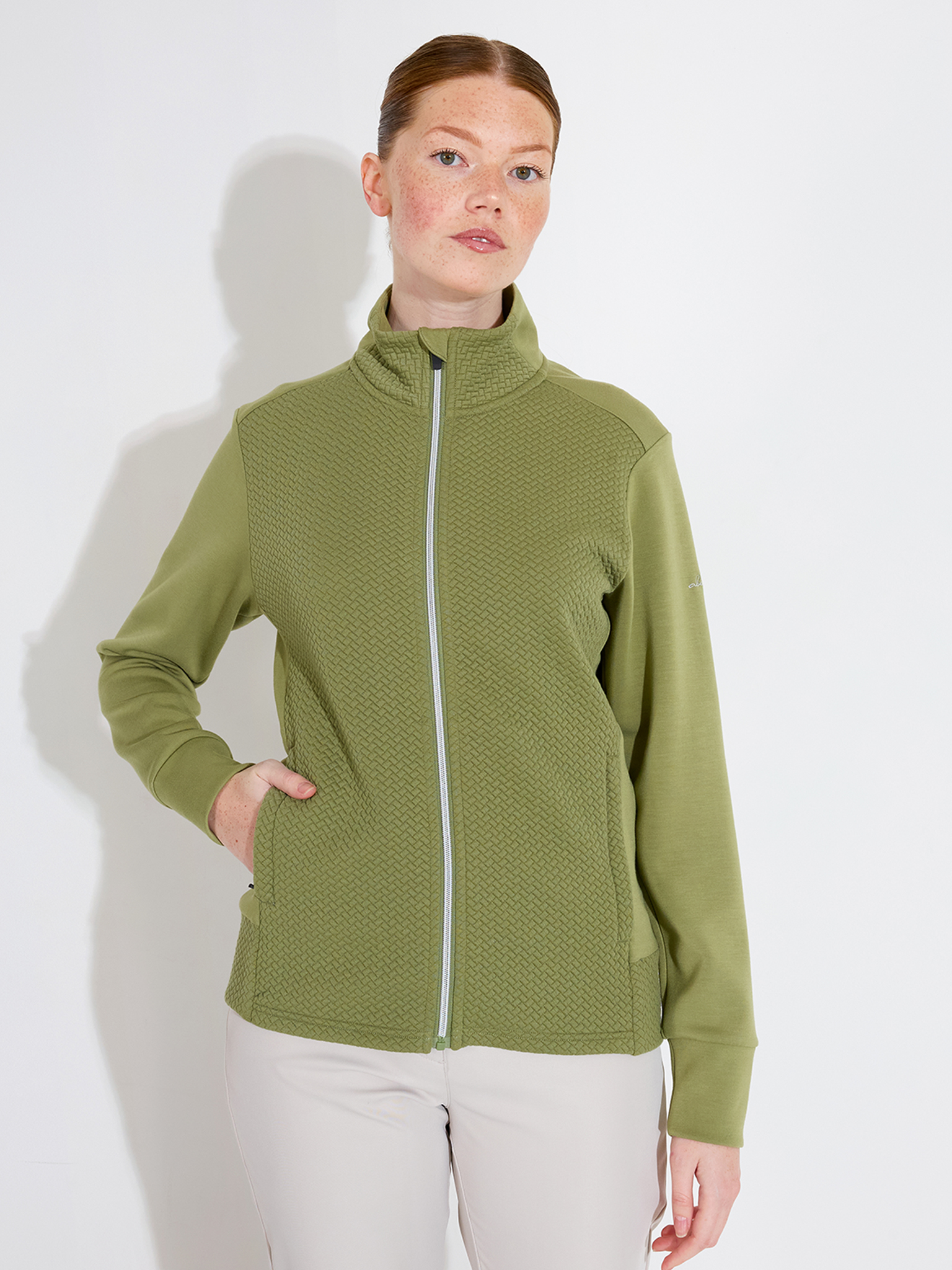 Lds Carden midlayer jkt - linden in the group WOMEN / Spring collection at Abacus Sportswear (2458508)