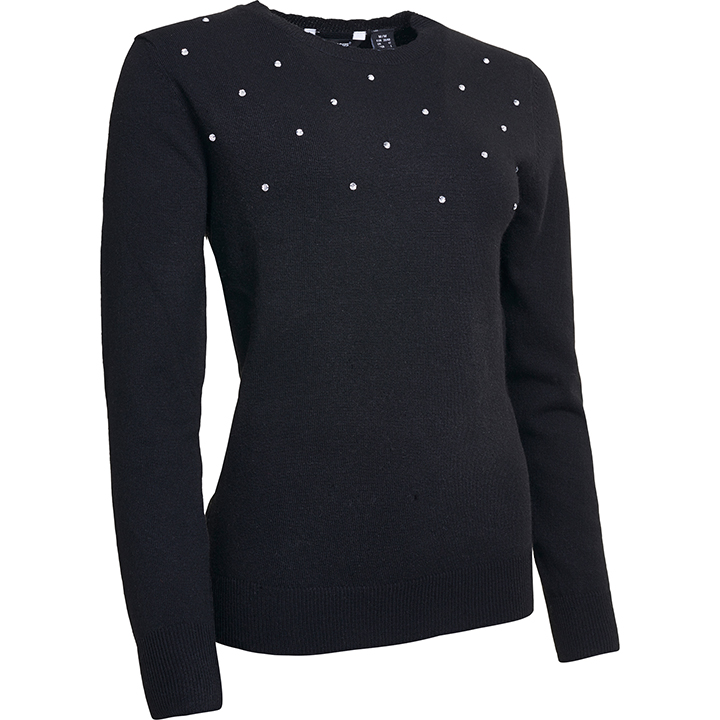 Nona knitted pullover - black i gruppen DAM / Rea hos Abacus Sportswear (2486600)
