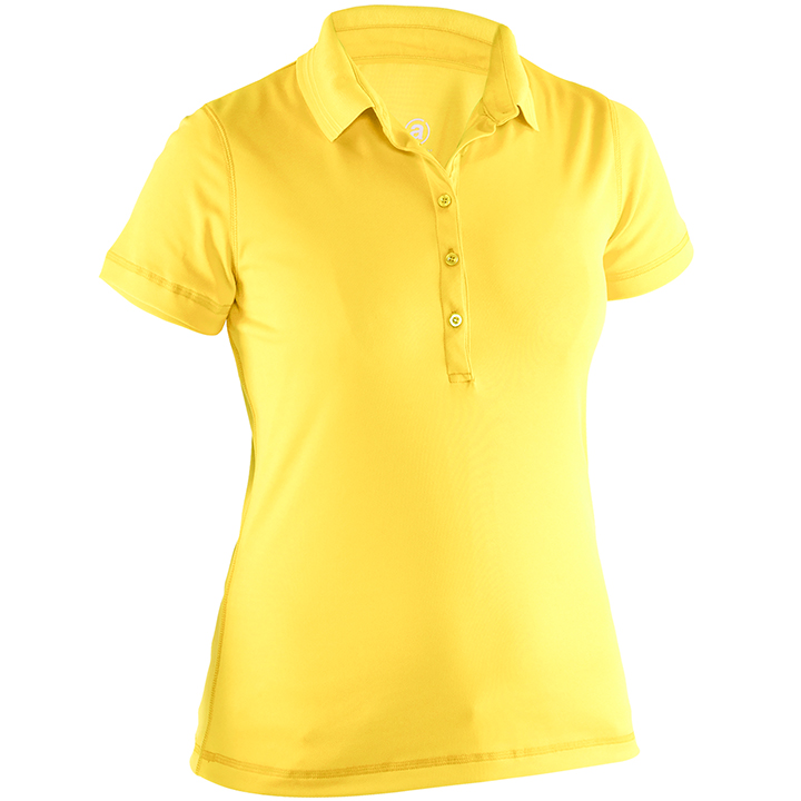 Lds Clark polo - yellow i gruppen DAM / Alla damkläder hos Abacus Sportswear (2614200)