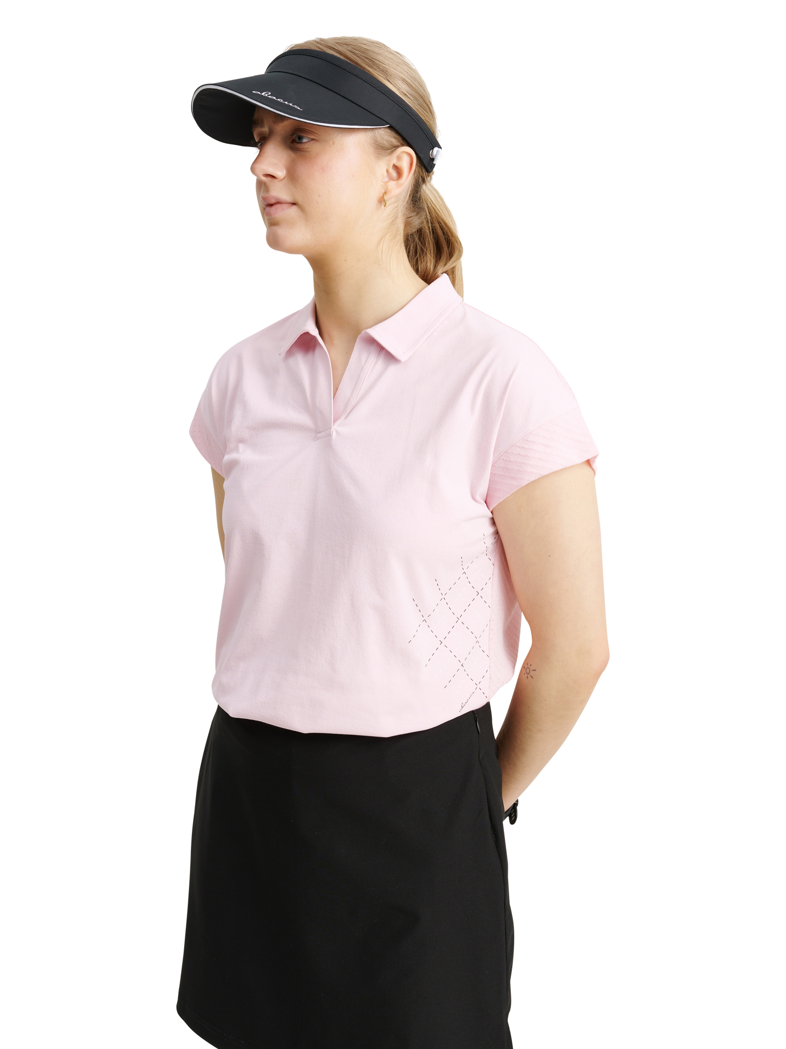 Lds Erin loosefit cupsleeve - begonia i gruppen DAM / Alla damkläder hos Abacus Sportswear (2693401)