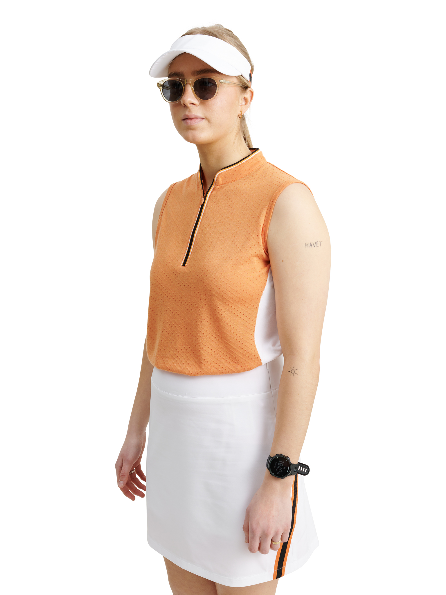 Lds Erin loosefit sleeveless - turmeric in the group WOMEN / All clothing at Abacus Sportswear (2696216)