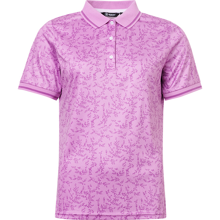 Lds Cherry polo - iris flower in the group WOMEN / All clothing at Abacus Sportswear (2699219)