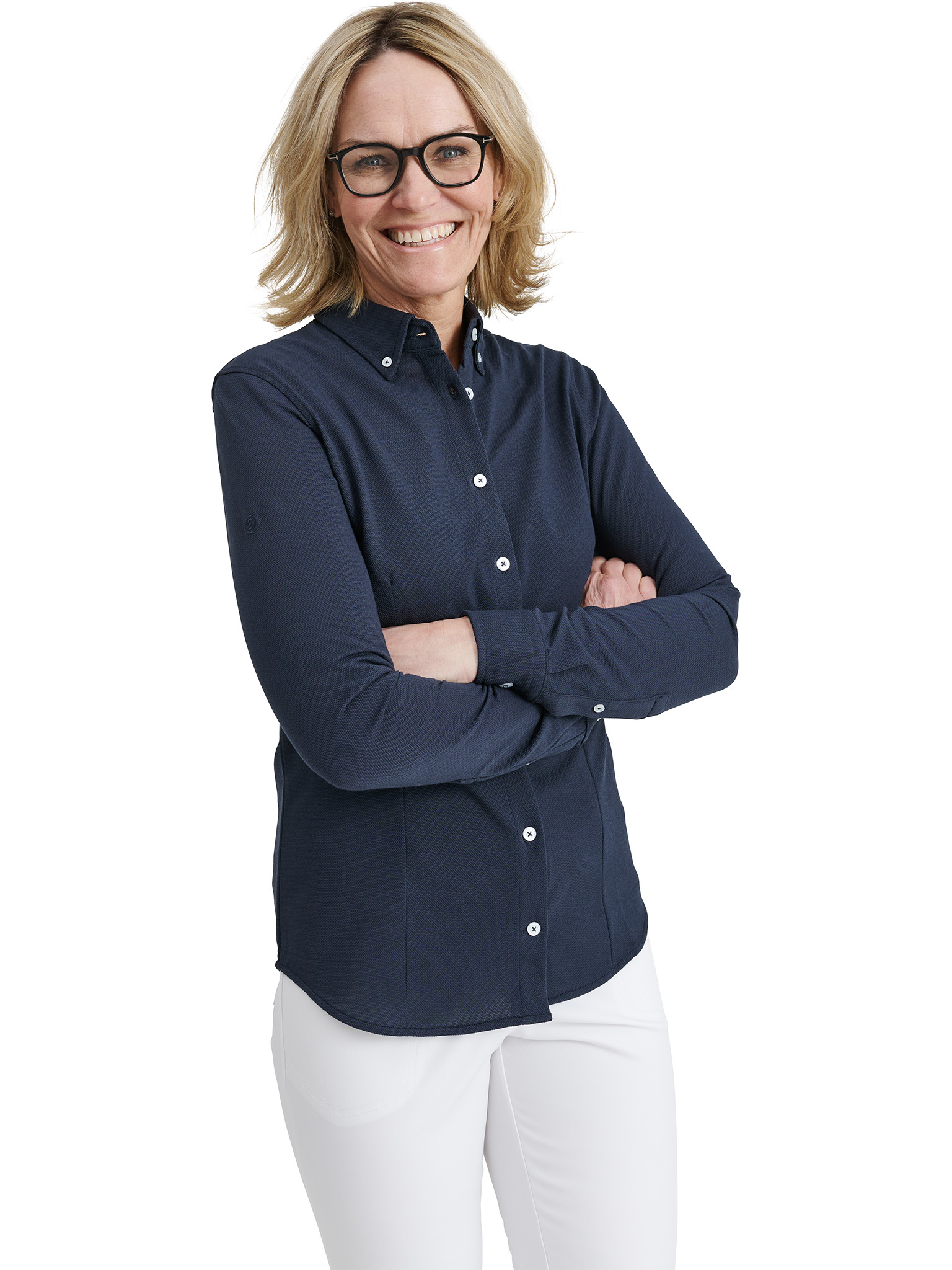 Lds Hillside shirt - navy in the group WOMEN / Shirts at Abacus Sportswear (2710300)