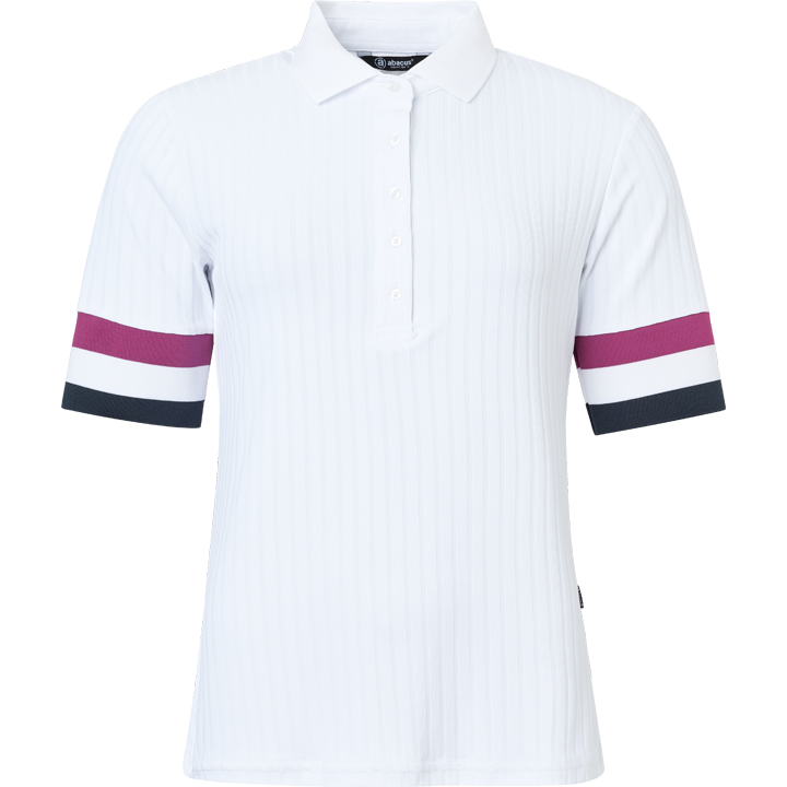 Lds Pebble halfsleeve - white/iris in the group WOMEN / All clothing at Abacus Sportswear (2712173)