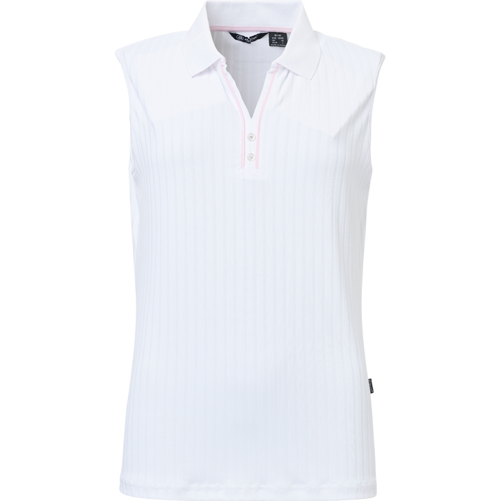 Pebble sleeveless - white/begonia i gruppen DAM / Alla damkläder hos Abacus Sportswear (2713183)