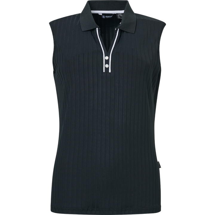 Lds Pebble sleeveless - black/white i gruppen DAM / Alla damkläder hos Abacus Sportswear (2713620)