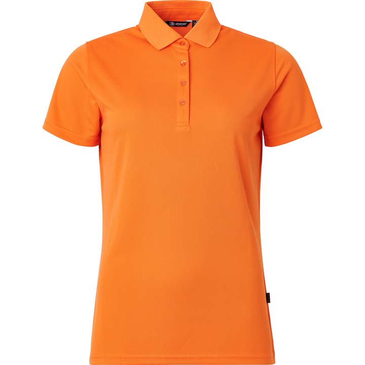 Cray drycool polo - orange i gruppen DAM / Alla damkläder hos Abacus Sportswear (2724960)