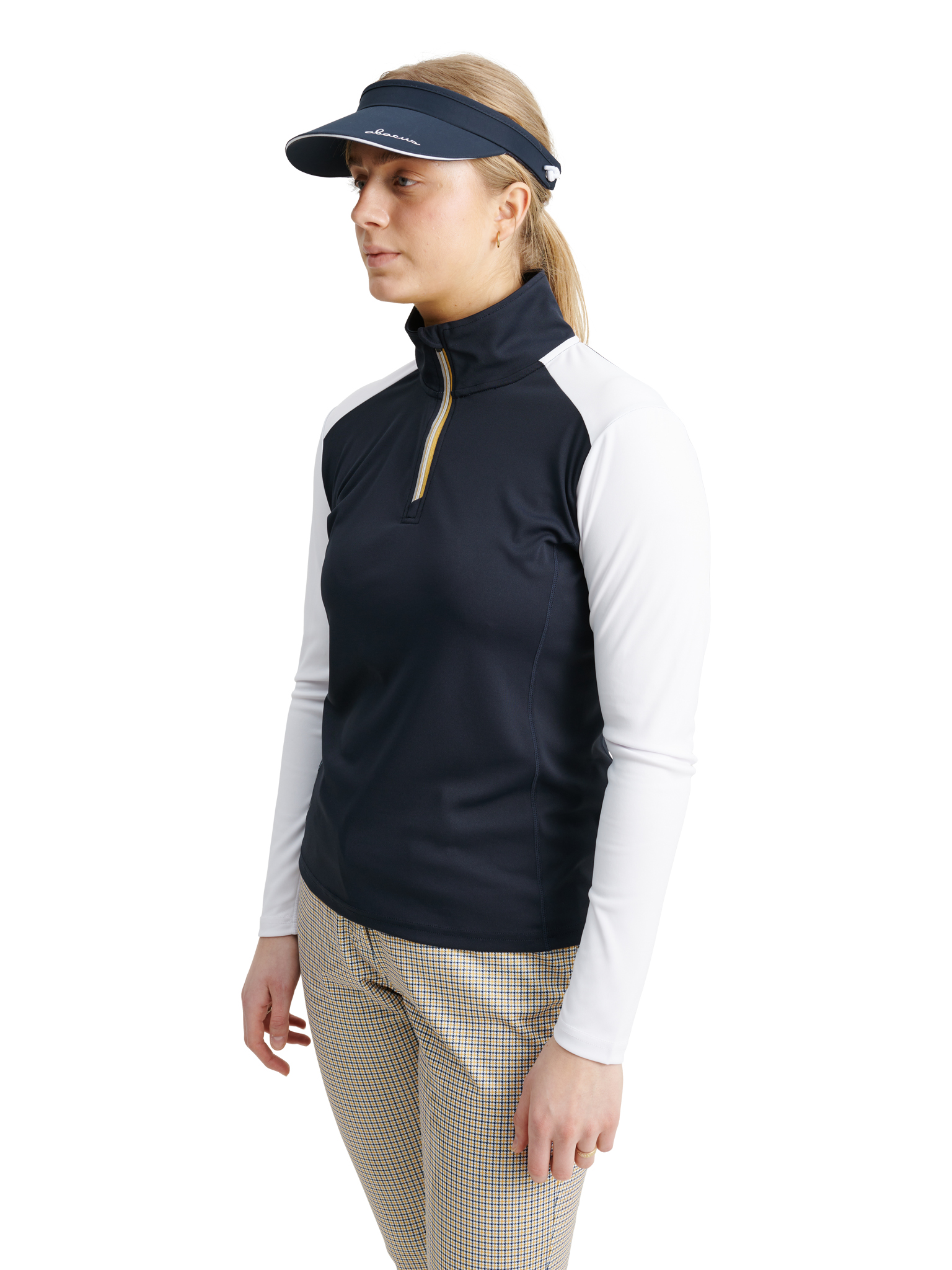 Lds Cypress longsleeve - navy/harvest in the group WOMEN / All clothing at Abacus Sportswear (2740906)