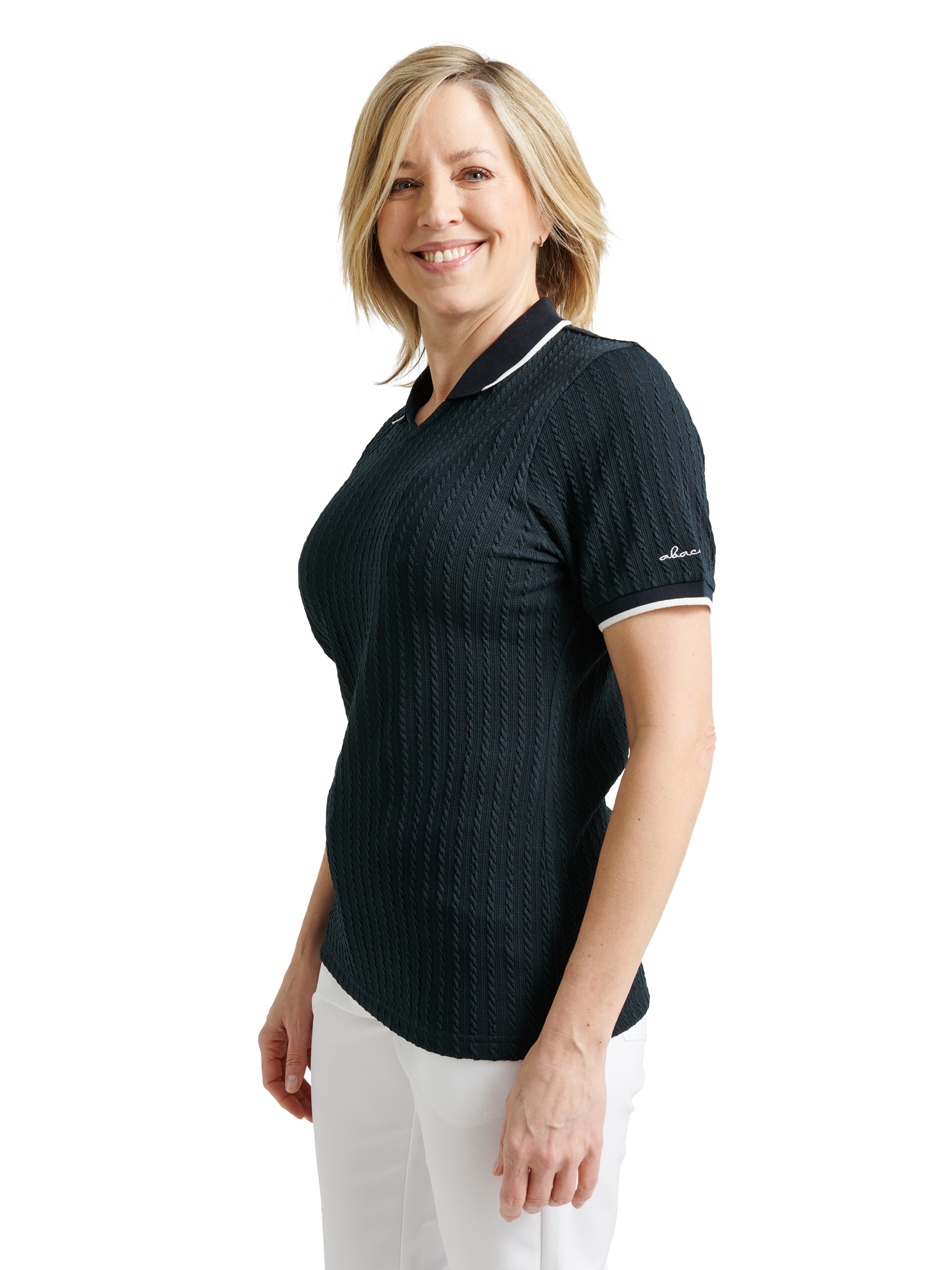 Lds Sand halfsleeve - navy in the group WOMEN / All clothing at Abacus Sportswear (2754300)