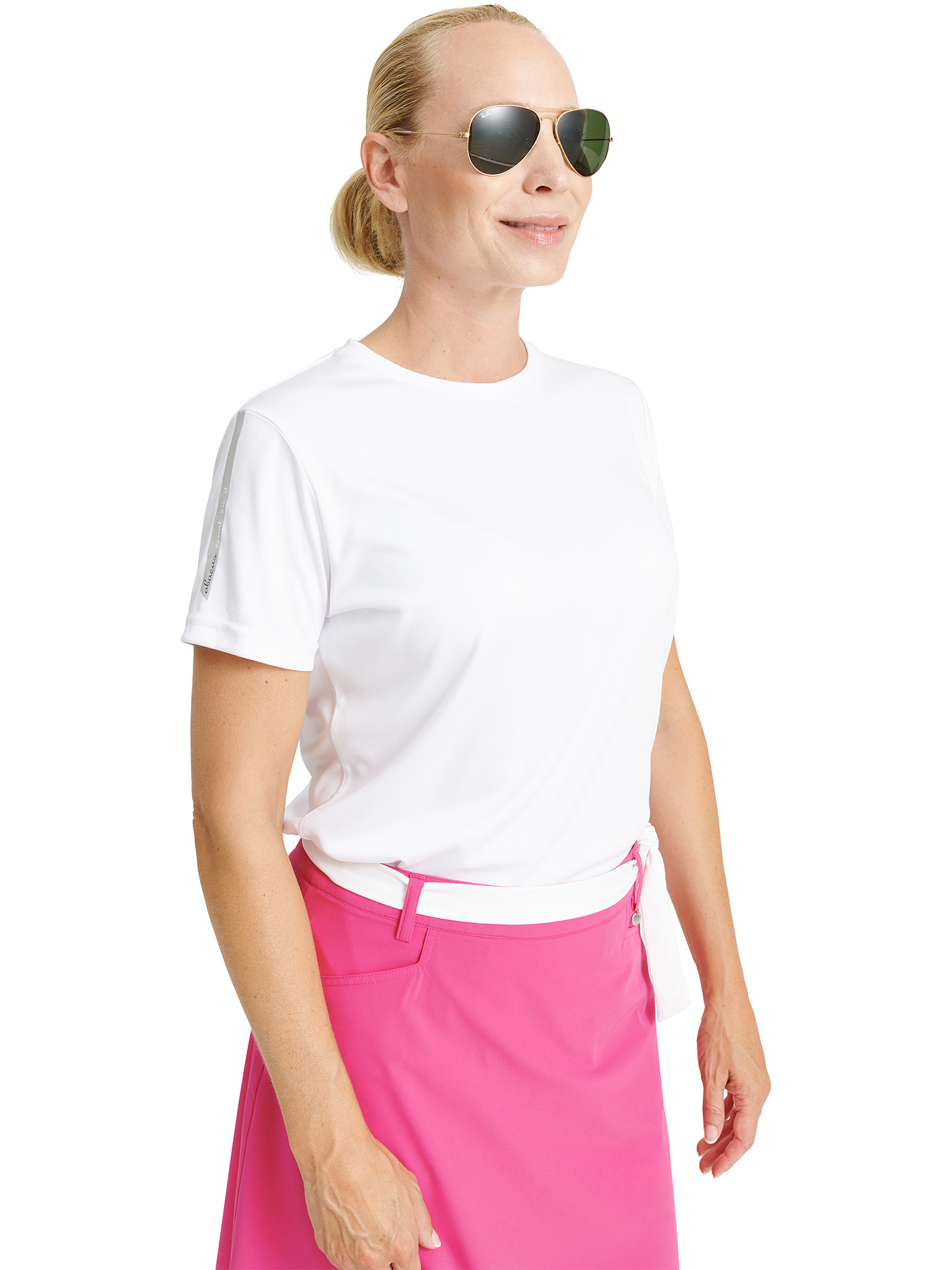 Lds Loop t-shirt - white in the group WOMEN / All clothing at Abacus Sportswear (2774100)