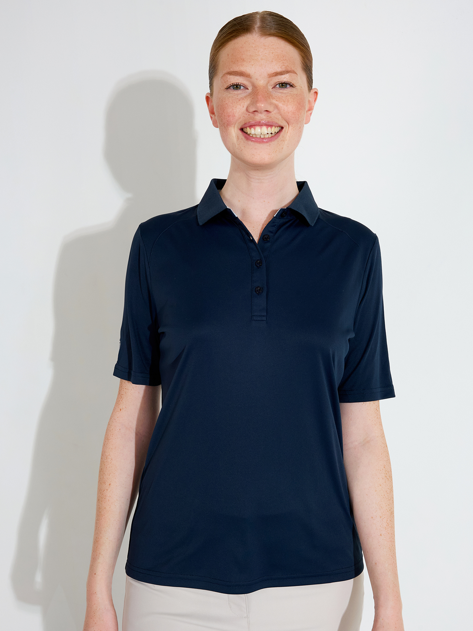 Lds Hammel recycled halfsleeve - navy in the group WOMEN / All clothing at Abacus Sportswear (2775300)